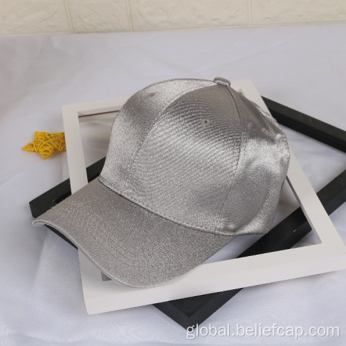 Professional Custom Satin Baseball Cap Women Men Baseball Cap Satin Lined Hat Factory